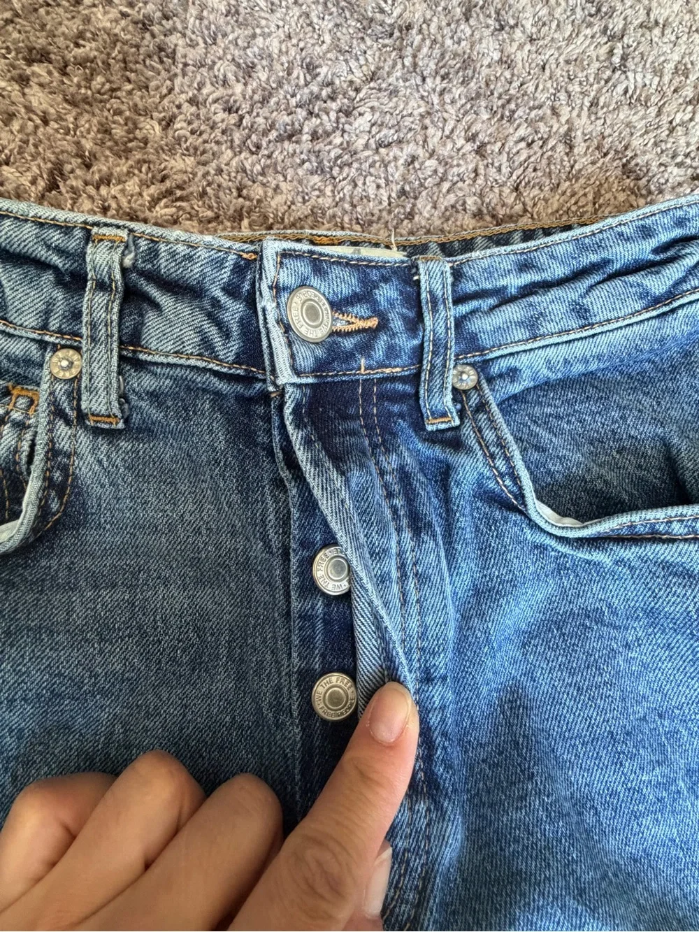 Free People/We The Free High Rise Stella Kick Flare Jeans